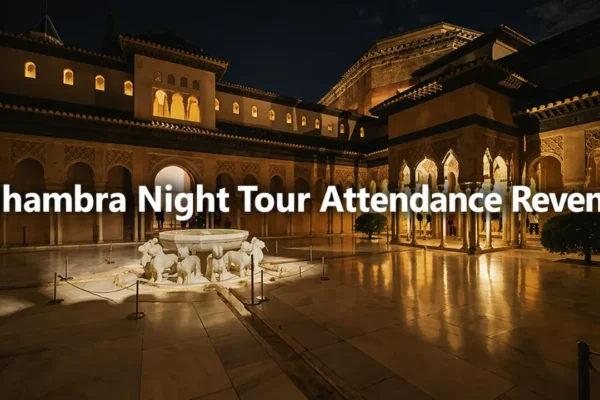alhambra night tour attendance revenue