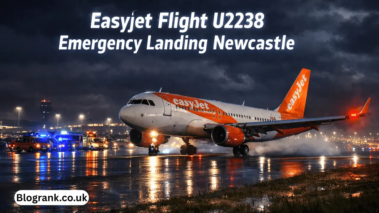 easyjet flight u2238 emergency landing newcastle