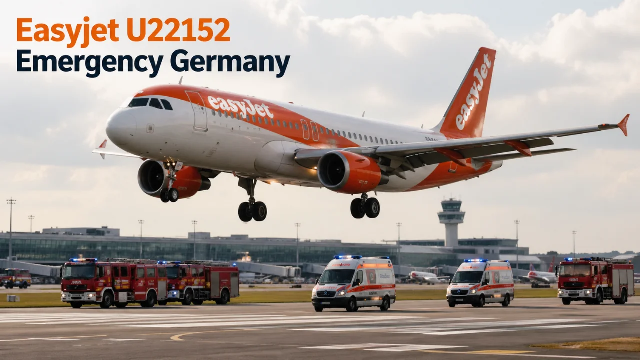 easyjet u22152 emergency germany