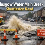 glasgow water main break shettleston road