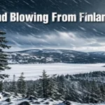 wind blowing from finland