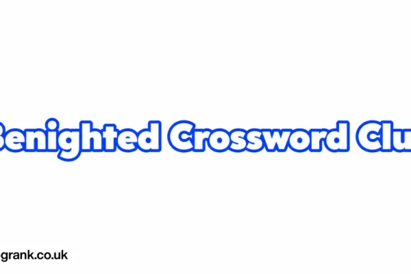benighted crossword clue