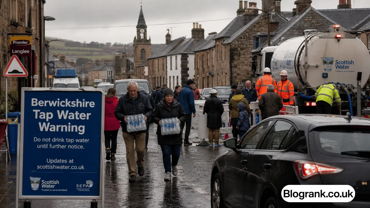 berwickshire tap water warning