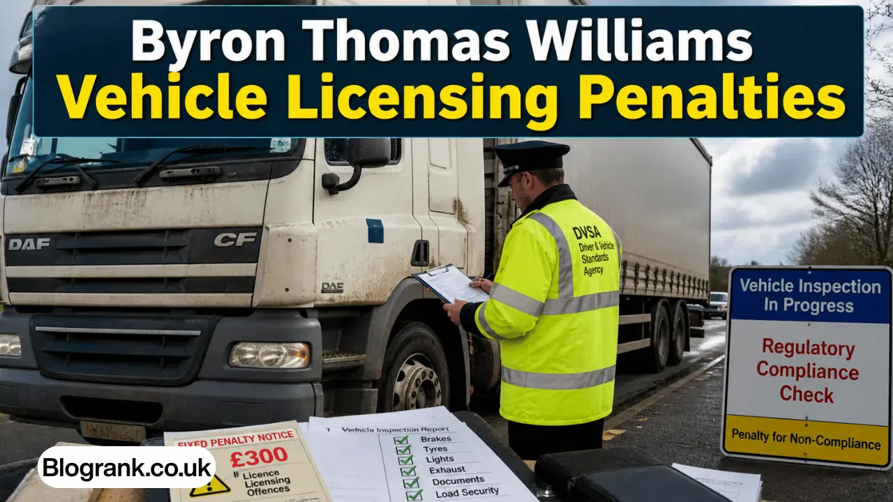 byron thomas williams vehicle licensing penalties